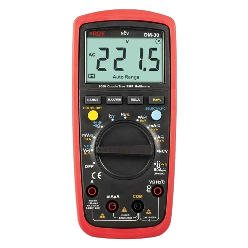 Цифровой мультиметр RGK DM-30 с поверкой 779654
