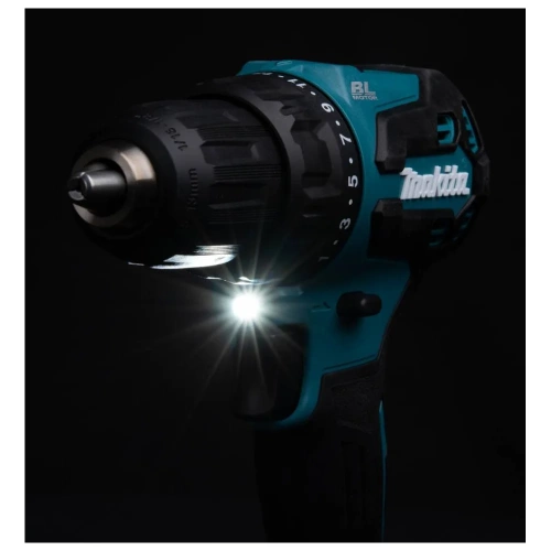 Дрель-шуруповерт аккумуляторная Makita LXT 18В BL XPT 13мм 50/27Нм 1х3,0 Ач АКБ ЗУ Makpac2 DDF490SF1J фото 6