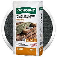Раствор кладочный Основит Брикформ МС11 гранитно-серый 25 кг