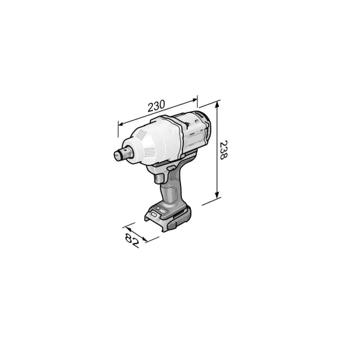 Аккумуляторный ударный гайковерт FLEX IW 3/4 18.0-EC 492620 фото 9