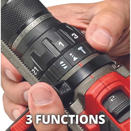 Дрель аккумуляторная ударная Einhell PXC TP-CD 18/120 Li-i BL, 18В, 120Нм, 2 акк. 5.2Ач+ЗУ230+ЗУ12+M-Case 4514310SETL фото 4