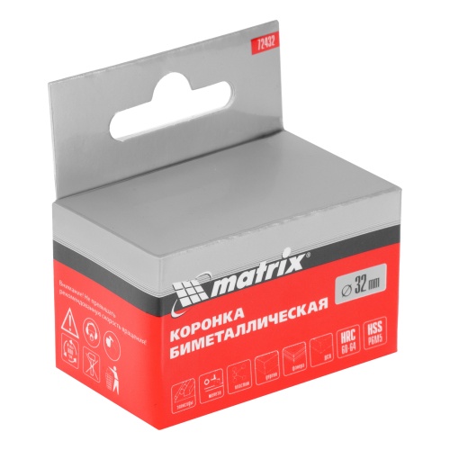 Коронка Bimetal, 32 мм Matrix фото 7