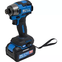 Аккумуляторный ударный гайковерт/винтоверт BULL CID 2218 Xcase, XLTpro, SET, бесщеточный, 18 В, 220 Н*м, 2x4 А*ч 1329954
