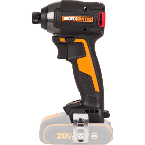 Винтоверт ударный WORX бесщеточный аккумуляторный, 20В, 200Нм, без АКБ и ЗУ, коробка WX265.9 фото 4