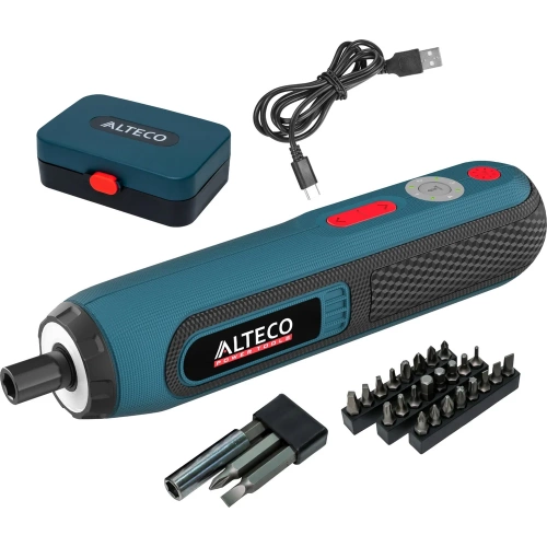 Аккумуляторная отвертка прямая ALTECO CSD 4V T 67507