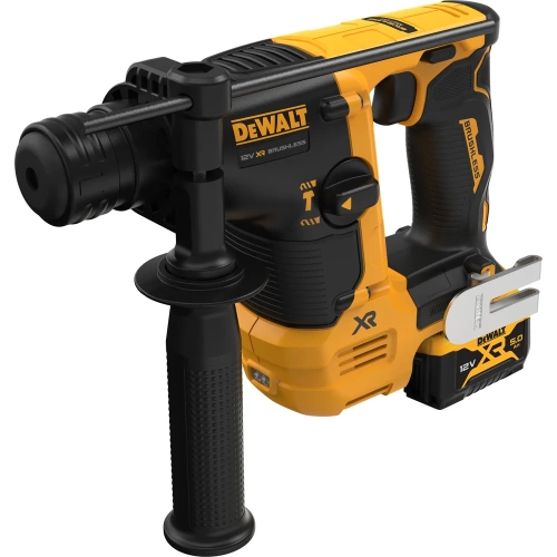Аккумуляторный перфоратор Dewalt DCH072, 12 В, 1.2 Дж, 4280 уд/мин, с 2 АКБ 5 Ач и ЗУ, в кейсе TSTAK DCH072P2-QW фото 4