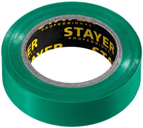 Изолента Stayer Protect-20 12292-G 19 мм зеленая 20 м