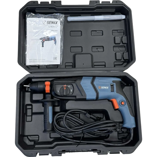 Сетевой перфоратор SENIX SDS-plus, 900 Вт, 3.3 Дж, кейс PDRE9.0-M-EU фото 3