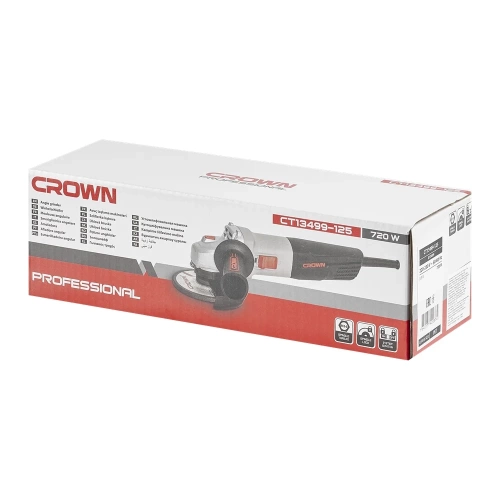 Углошлифовальная машина CROWN CT13499-125 фото 10