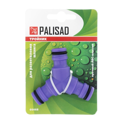 Тройник для разветвления или соединения, штуцерный, пластмассовый Palisad фото 5