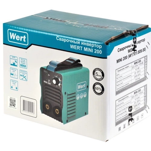Сварочный инверторный аппарат WERT MINI 200 W1701.009.00 203958 фото 7