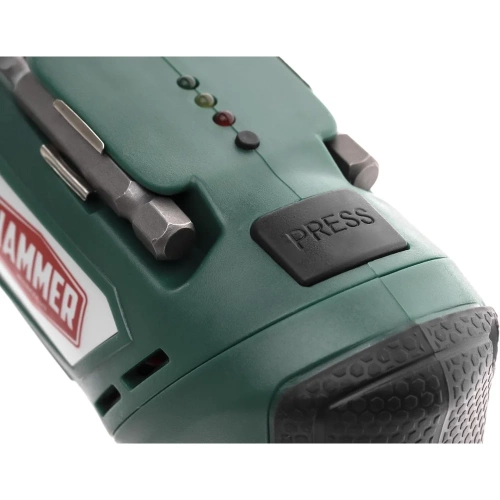 Аккумуляторная отвертка Hammer Flex с набором бит, 3.6 В 1.3 Ач, 4 Нм, Li-Ion ACD3.6A фото 7
