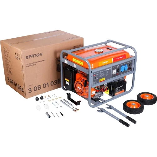Бензиновый генератор Кратон GG-6500EM 3 08 01 038 фото 10