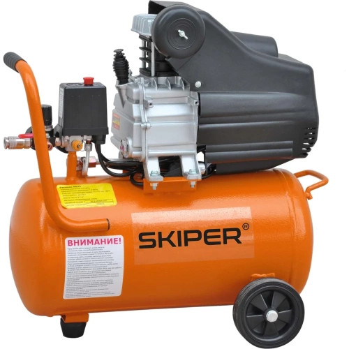 Воздушный компрессор SKIPER AR25A до 235 л/мин, 8 атм, 25 л, 230 В, 1.5 кВт 00-00011082 фото 3