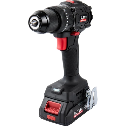 Аккумуляторная ударная дрель Elitech CD 20ISL2 (20В, 2х2Ач, 60Нм, BL) HD 205722 фото 3