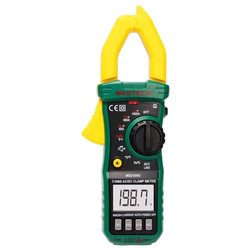 Токовые клещи Mastech MS2109D M117 фото 5