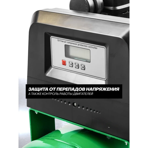 Компрессор поршневой с прямым приводом Rockforce 6 цилиндров, безмасляный RF-TB265-100 OIL FREE(59218) фото 7