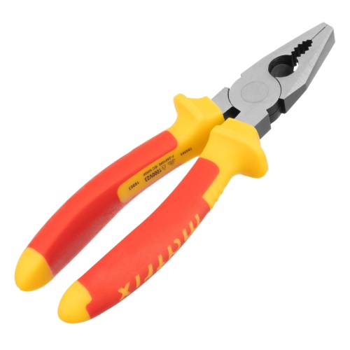 Плоскогубцы комбинированные, Insulated, 180 мм, двухкомпонентные рукоятки Matrix Professional фото 2