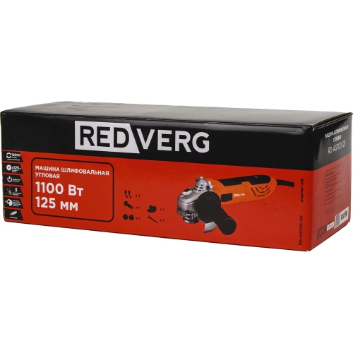 Машина шлифовальная угловая REDVERG RD-AG1100-125 00006692870 фото 11