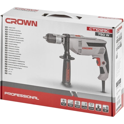 Ударная дрель Crown CT10129C фото 9