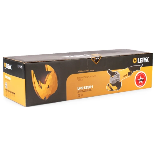 Угловая шлифовальная машинка LEIYA 125мм LY-S12501. 0840 фото 6