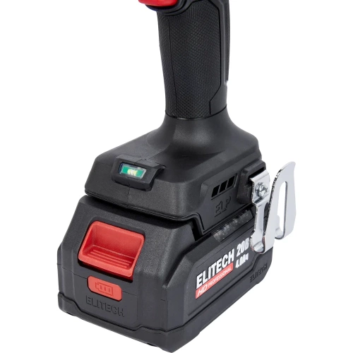 Аккумуляторная дрель Elitech CD 20SL2 (20В, 2х4Ач, 60Нм, BL) HD 205718 фото 9