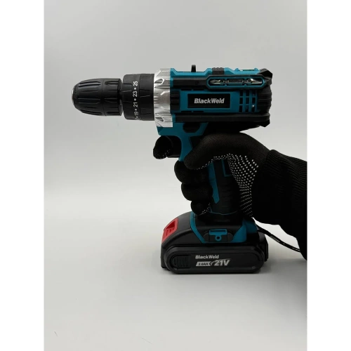 Дрель-шуруповерт BlackWeld аккумуляторная DZ04-2B 21V 2.0Ah 150154 фото 10