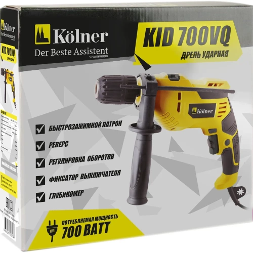 Ударная дрель Kolner KID 700VQ 8030100346 фото 10