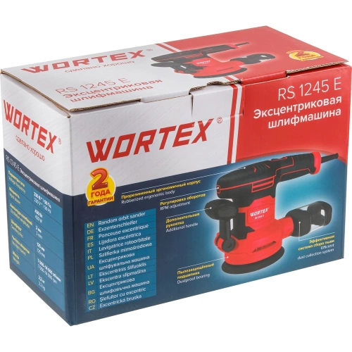 Эксцентриковая шлифмашина WORTEX RS 1245 E в кор. 1333395 фото 9