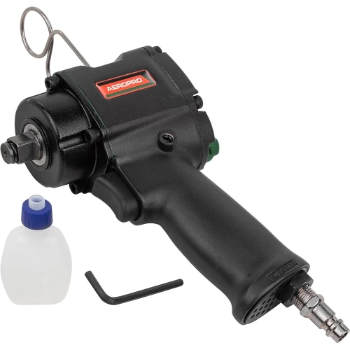 Ударный пневмогайковерт Rockforce Compact с реверсом и регулировкой усилия 1/2'' 600Hм, 8500 об/мин,6.3bar,113 л/мин,1.45кг RF-82542(11712) фото 11