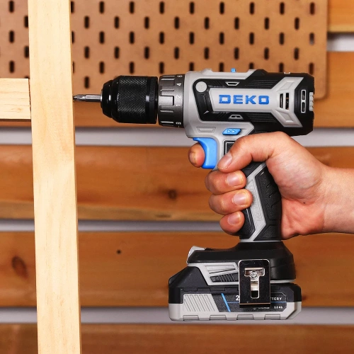 Аккумуляторная дрель-шуруповерт DEKO Loner 20V, 20В, 1x3.0Ач 085-1006 фото 10