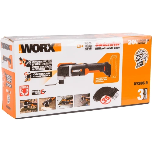 Аккумуляторный реноватор WORX Sonicrafter WX696.9 фото 7