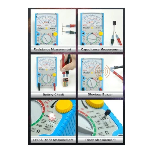 Аналоговый мультиметр ProsKit MT-2019 С00040186 фото 10