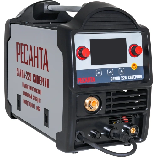 Сварочный полуавтомат Ресанта САИПА-220 СИНЕРГИЯ /MIG/MAG/ 65/75