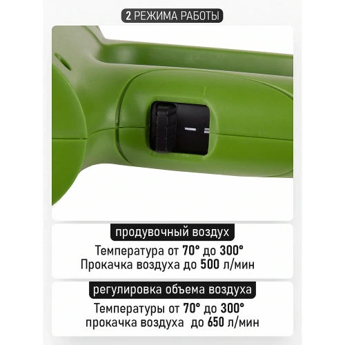 Промышленный фен PROCRAFT PH-2200E, бренд PH2200E фото 6