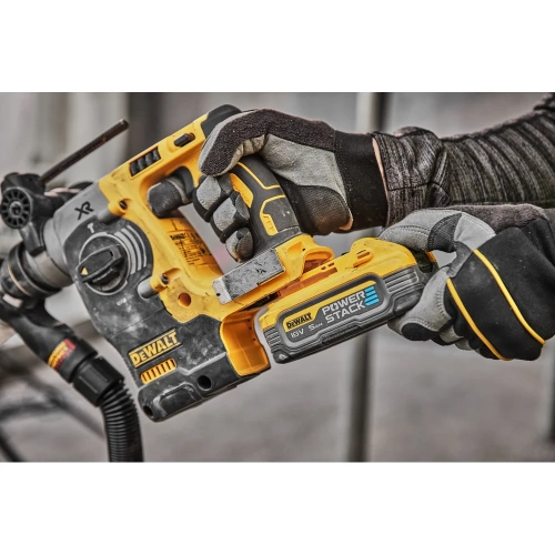 Аккумуляторный перфоратор Dewalt DCH273P2T, 18 В, 2.1 Дж, 4600 уд/мин, с 2 АКБ 5 Ач и ЗУ, в кейсе TSTAK DCH273P2T-QW фото 7