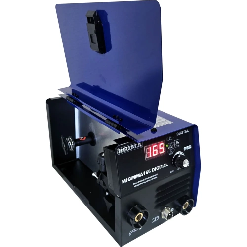 Сварочный полуавтомат Brima MIG/ММА 165 Digital с катушкой флюсовой проволоки 220В НП000001035 фото 4