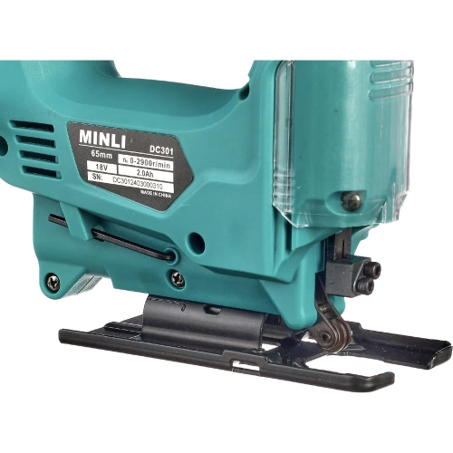 Аккумуляторная лобзиковая пила MINLI 65mm Li-ion 18Vx2 DC301-2.0A фото 9