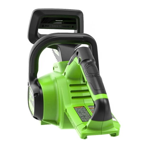 Цепная пила аккумуляторная GreenWorks GD24CS30, 24V, 30см, бесщеточная, c 1хАКБ 2 Ач c USB и ЗУ 2007007USB2 фото 7