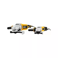 Набор машин углошлифовальных JCB электрических -AG115-E (600Вт,12 000 об/мин, диаметр диска 115мм) и AG230-E (2000Вт, 6500 об/мин, диаметр диска 230мм) JCB-AGTPK-E(57263)
