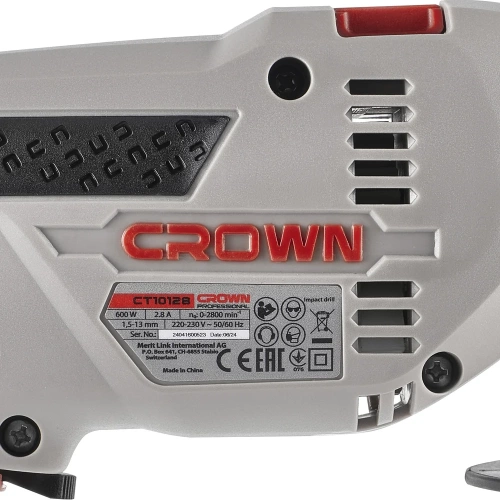 Ударная дрель CROWN CT10128 фото 8