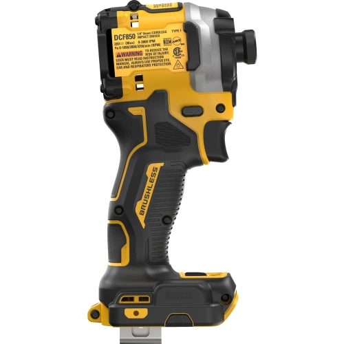 Аккумуляторный шуруповерт DEWALT DCF850N, 20 В, 206 Нм, 3800 уд/мин, без АКБ и ЗУ DCF850N-A9 фото 4