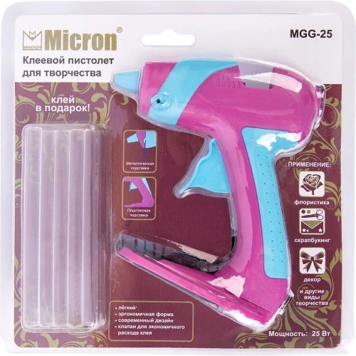 Клеевой пистолет для творчества Micron MGG-25 d 7.2 мм 501241