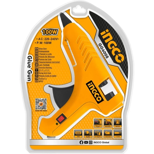 Клеевой пистолет INGCO 100 Вт GG6008 фото 3