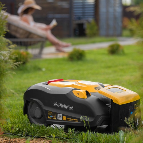 Робот-газонокосилка Grass Master 1000  1000м², 3Ач, 28V, LCD дисплей, Wi-Fi Denzel фото 43
