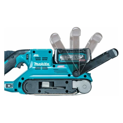 Машина шлифовальная ленточная Makita XGT 40В BL XPT AWS лента 76мм, скорость 120 - 470 м/мин  BS001GZ фото 4