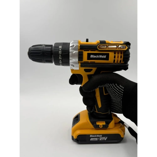 Дрель-шуруповерт аккумуляторная BlackWeld DZ04-2Y 21V 2.0Ah 150156 фото 4
