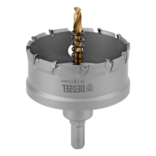 Коронка по металлу твердосплавная, 73 мм Denzel фото 5
