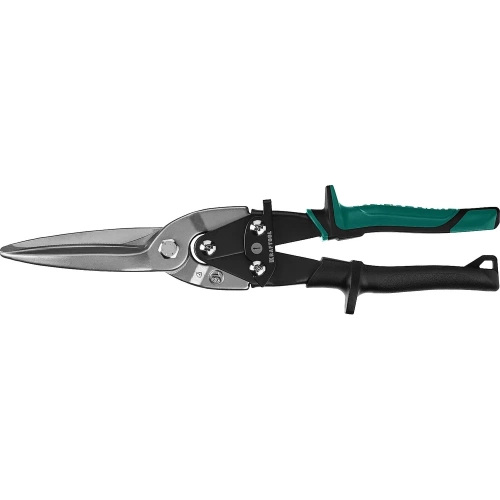 Прямые удлинённые ножницы по металлу KRAFTOOL Alligator 290 мм 2328-SL фото 6