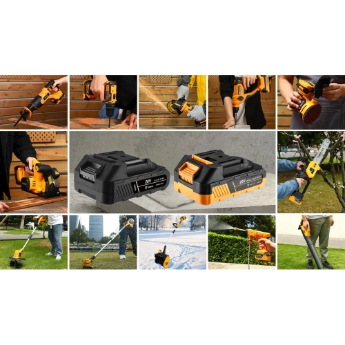 Пила цепная аккумуляторная DEKO DKCHS 20-6, 20 В, 1x3.0 Ач 063-4307-1 фото 5
